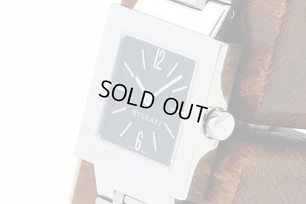 ブルガリ　クアドラード　ＳＱ２２ＳＳ　黒文字盤　サイド拡大