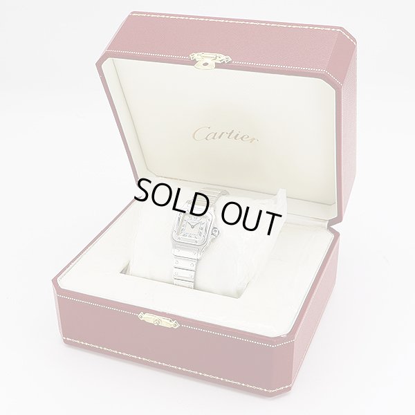 カルティエ　サントスガルベＳＭ　Ｗ２００１７Ｄ４　白文字盤　箱