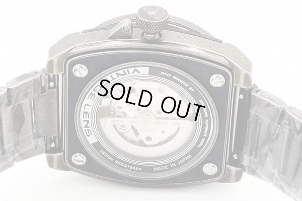 タックス　ヴィンテージレンズ２　ＴＳ１８０３Ｋ　黒文字盤　１０周年限定　裏面拡大