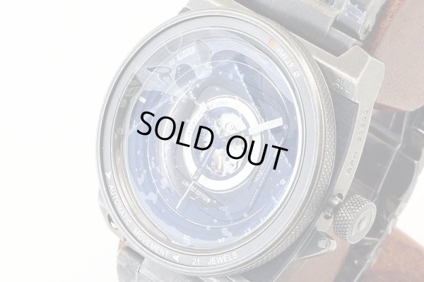 タックス　ヴィンテージレンズ２　ＴＳ１８０３Ｋ　黒文字盤　１０周年限定　サイド拡大