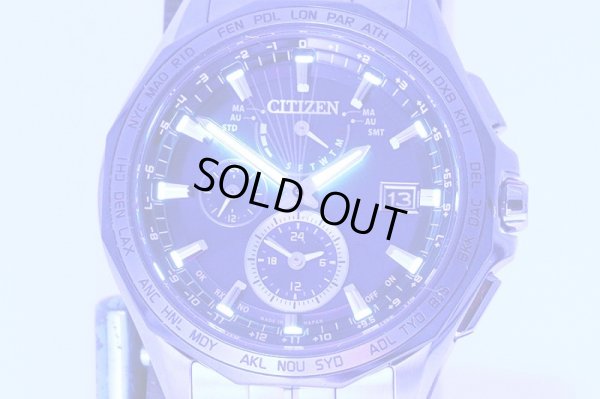 シチズン　アテッサ　ＡＴ９０９６－５７Ｅ　黒文字盤　ライト