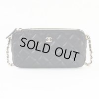 シャネル　チェーンウォレット AP0248 ブラック／GP金具