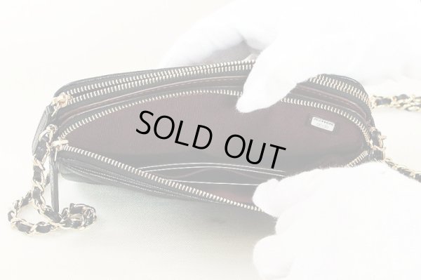 シャネル チェーンウォレット AP0248 ブラック/GP金具 小銭入れ