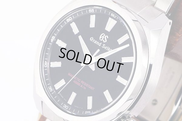 グランドセイコー　ＳＢＧＸ３４３　９Ｆ６１－０ＡＮ０ 黒文字盤　サイド拡大