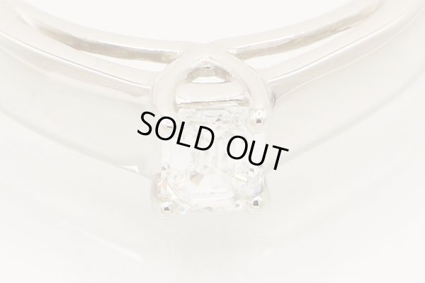 PT950 ダイアイリリング 0.33ct 4.60g　拡大