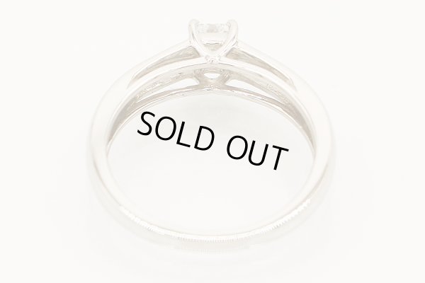 PT950 ダイアイリリング 0.33ct 4.60g　内側