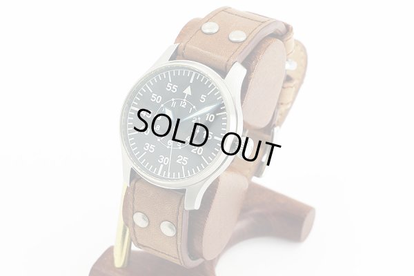 ストーヴァ　フリーガー　バウマスター　ＳＴＷ－ＦＩＬ－Ｂ－Ｌ　黒文字盤　サイド