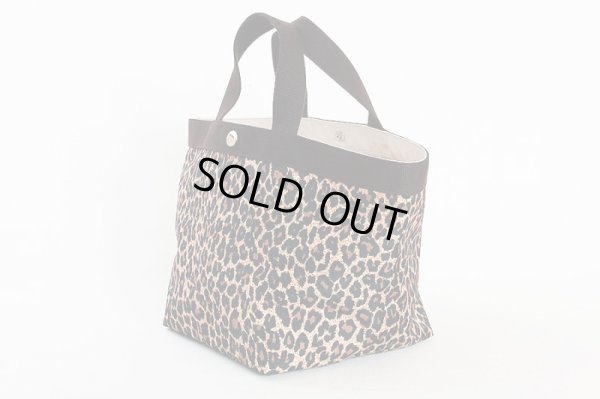 エルベシャプリエ 舟型トートM レオパード ヒョウ柄 707F パンサートープ サイド