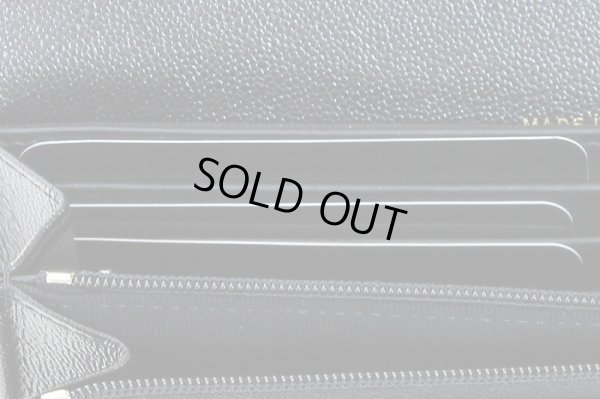 シャネル ロングフラップウォレット AP2961 ブラック/SIV金具 カードケース