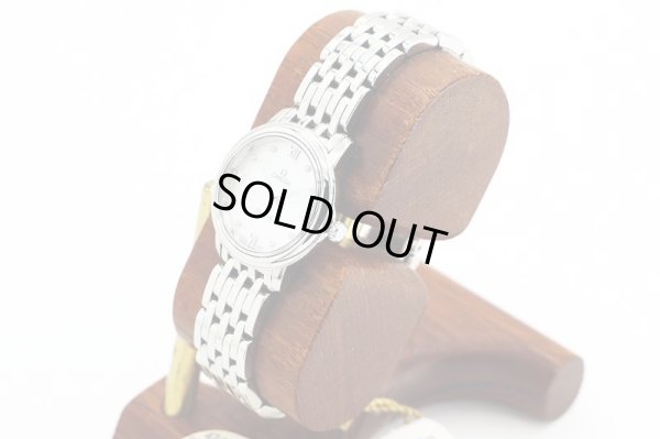 オメガ　デビル　プレステージ　４２４．１０．２４　シェル文字盤　８Ｐ　サイド