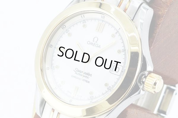 オメガ　シーマスター　２３０１．２０　旧型　白文字盤　サイド拡大