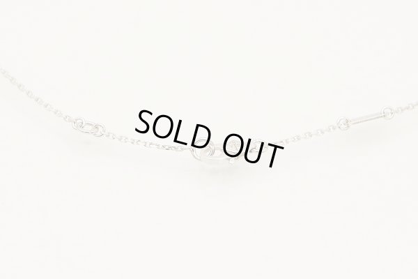 ヴァンクリーフ＆アーペル　750WG スウィート アルハンブラ ペンダント 0.08ct 3.50g　留め具