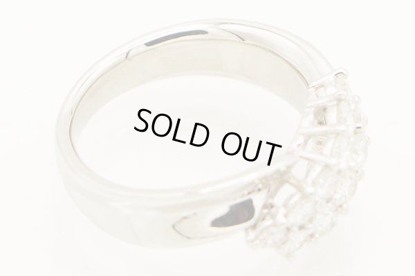 モニッケンダム　PT900 ダイアイリリング 0.64ct 7.50g