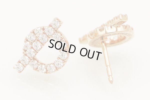 エルメス　750PG フィネス ダイアイリピアス 0.92ct(34P) 4.10g