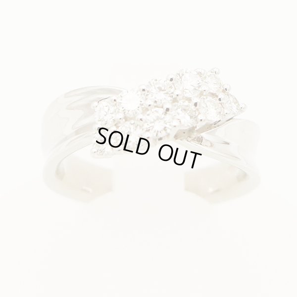 モニッケンダム　PT900 ダイアイリリング 0.64ct 7.50g