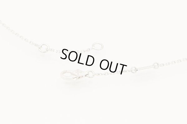 ヴァンクリーフ＆アーペル　750WG スウィート アルハンブラ ペンダント 0.08ct 3.50g　留め具外したイメージ(1)