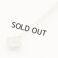 ヴァンクリーフ＆アーペル　750WG スウィート アルハンブラ ペンダント 0.08ct 3.50g