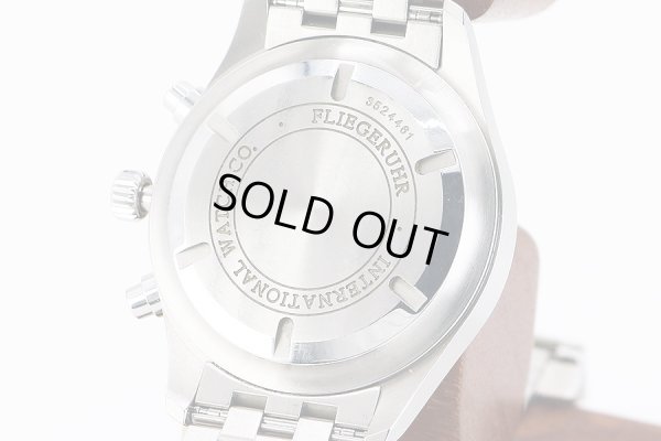 ＩＷＣ　パイロットウォッチ　クロノグラフ　ＩＷ３７１７０４　黒文字盤　裏面拡大