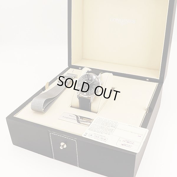 ロンジン　レジェンドダイバー　Ｌ３．６７４．４　黒文字盤　２ツリューズ　箱・保証書