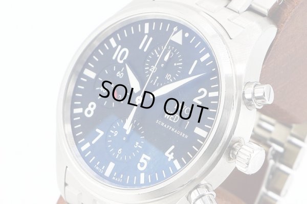 ＩＷＣ　パイロットウォッチ　クロノグラフ　ＩＷ３７１７０４　黒文字盤　サイド拡大