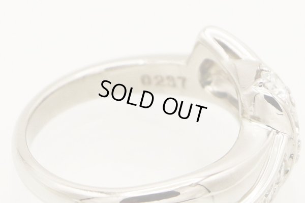 ポーラ　PT900 ダイアイリリング 0.52ct 6.80g　刻印(2)