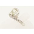 翁淳 jun okina　PT900 ダイアイリリング 1.00ct 7.80g　サイド