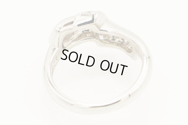 ポーラ　PT900 ダイアイリリング 0.52ct 6.80g　内側