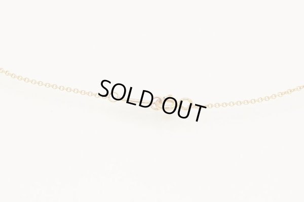 ティファニー　750PG ペーパーフラワー ダイアイリオープンフラワーネックレス 1.90g　留め具