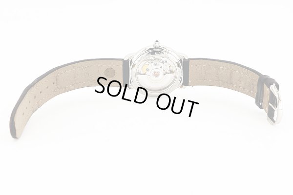 モーリス・ラクロア　５ハンズ　２３１１　銀文字盤　革ベルト