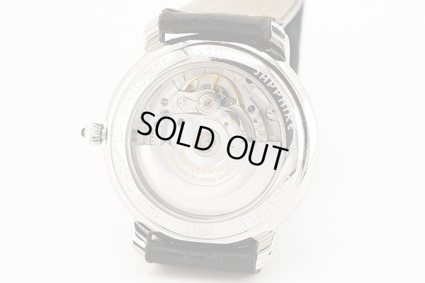 モーリス・ラクロア　５ハンズ　２３１１　銀文字盤　裏面拡大