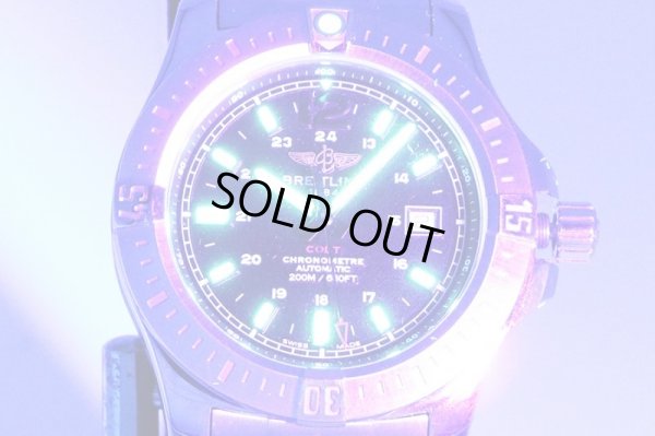 ブライトリング　コルト　Ａ１７３８８　黒文字盤　ライト