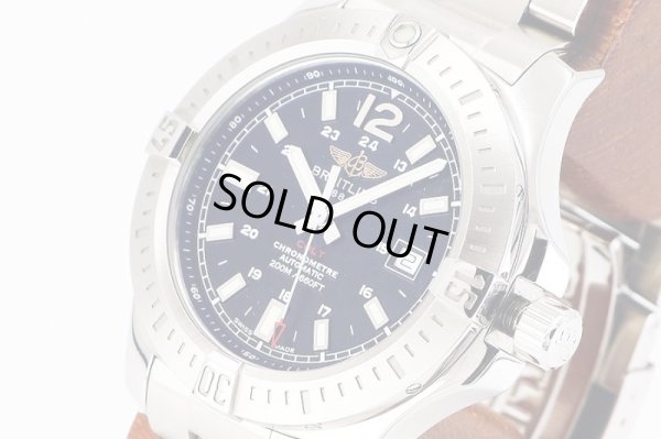 ブライトリング　コルト　Ａ１７３８８　黒文字盤　サイド拡大