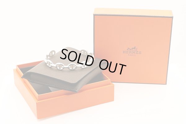 エルメス　シェーヌダンクル アンシェネ シルバー バングル（ST）　箱イメージ(1)