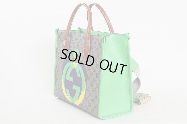 グッチ スモール トートバック 680956 525040 ベージュ サイド