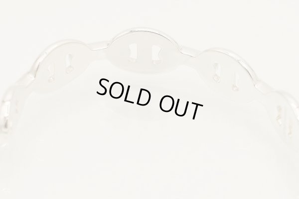 エルメス　シェーヌダンクル アンシェネ シルバー バングル（ST）　裏面拡大