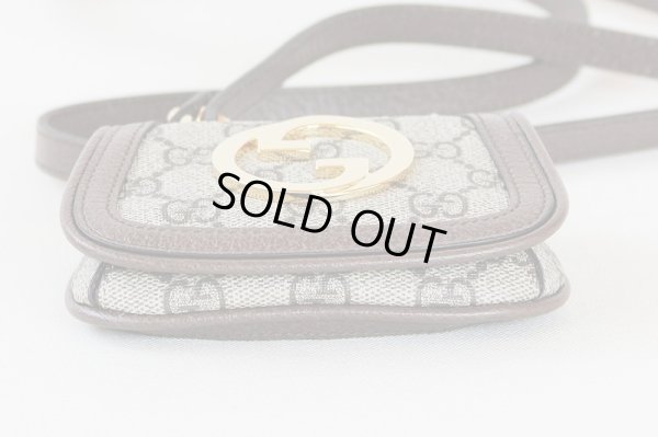 グッチ ブロンディ カードケース ウォレット 698635 2184 ベージュ/ブラウン 底