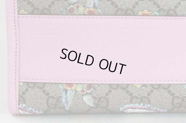 グッチ チルドレンズ ヒグチユウコ 2WAYトートバック 630542 213313 ベージュ/ピンク 底拡大