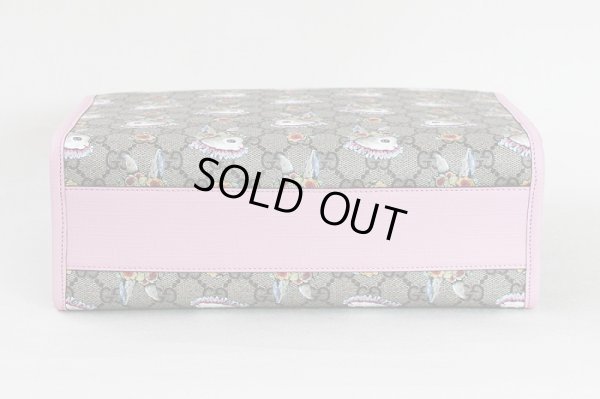 グッチ チルドレンズ ヒグチユウコ 2WAYトートバック 630542 213313 ベージュ/ピンク 底