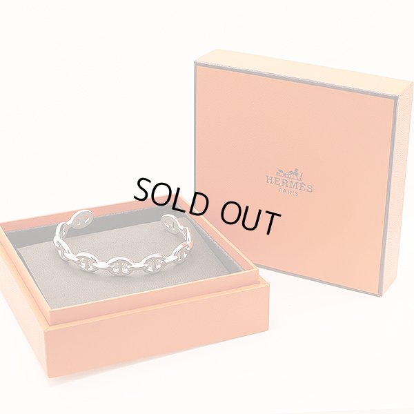 エルメス　シェーヌダンクル アンシェネ シルバー バングル（ST）　箱イメージ(2)
