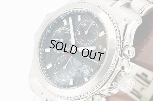 クレドール　パシフィーク　ＧＣＢＫ９９９　６Ｓ７７－０Ａ１０　黒文字盤　サイド拡大