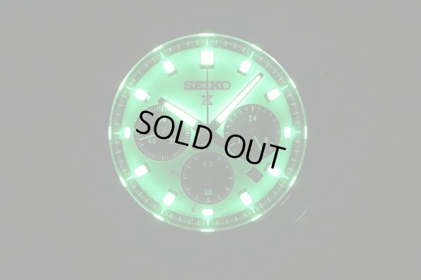 セイコー　プロスペック　ＳＢＤＬ０９５　クロノ　Ｖ１９２－０ＡＨ０ 銀文字盤　ライト暗闇