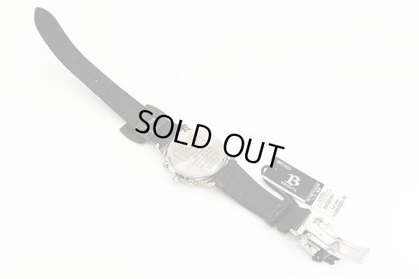 セイコー　ブライツ　ＳＡＧＺ１０１　７Ｂ２７－０ＡＨ０ 黒文字盤　革ベルト状態　裏面