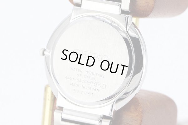 セイコー　ドルチェ　ＳＡＣＫ０１５　４Ｊ４０－０ＡＣ０　白文字盤　裏面拡大