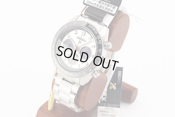 セイコー　プロスペック　ＳＢＤＬ０９５　クロノ　Ｖ１９２－０ＡＨ０ 銀文字盤　サイド