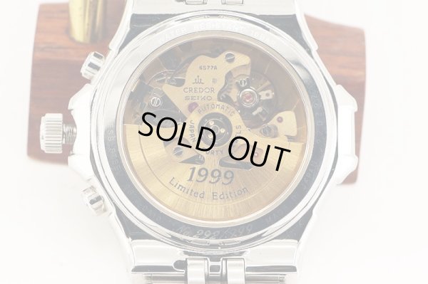 クレドール　パシフィーク　ＧＣＢＫ９９９　６Ｓ７７－０Ａ１０　黒文字盤　裏面拡大