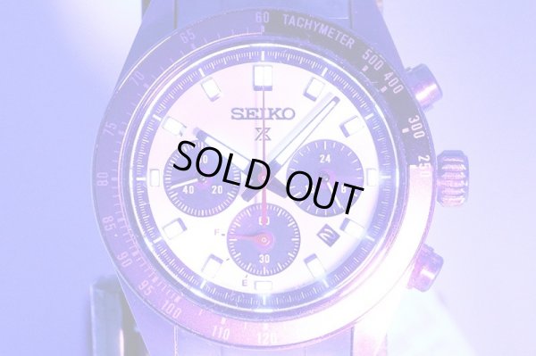 セイコー　プロスペック　ＳＢＤＬ０９５　クロノ　Ｖ１９２－０ＡＨ０ 銀文字盤　ライト