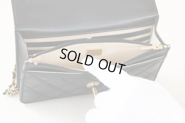 シャネル チェーンウォレット AP3102 ブラック/GP金具 小銭入れ