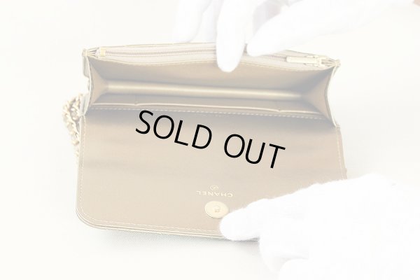 シャネル フラップフォンケース AP3106 ゴールド/GP金具 中身