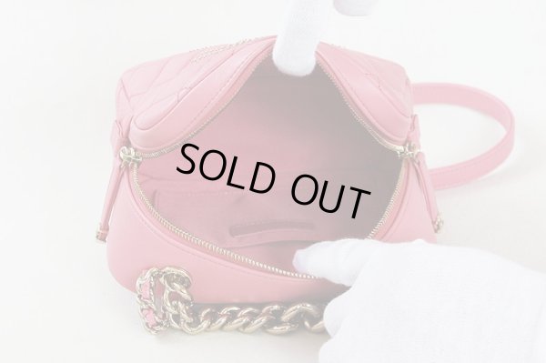 シャネル　マトラッセ 2WAY バニティバック　AS1512 ピンク／GP金具　中身