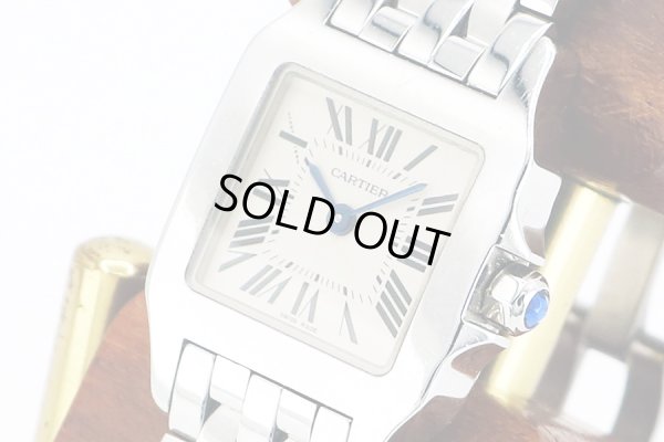 カルティエ　サントスドゥモワゼル　２６９８　白文字盤　サイド拡大